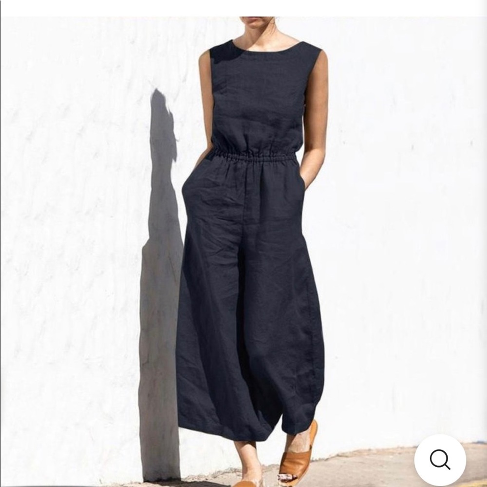 jump suit size large, black